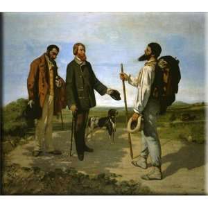   Courbet 30x27 Streched Canvas Art by Courbet, Gustave