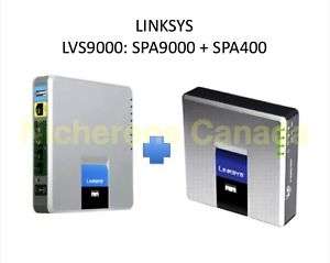 Linksys SPA400 + SPA9000 ip PBX Phone system OEM box  