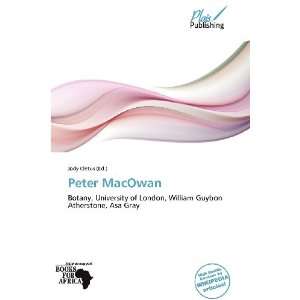  Peter MacOwan (9786139340880) Jody Cletus Books