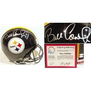  Bill Cowher Signed Steelers ProLine Helmet: Sports 