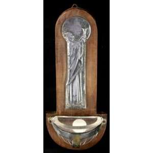   Deco French Holy Water Font Holy Communion Unusual 