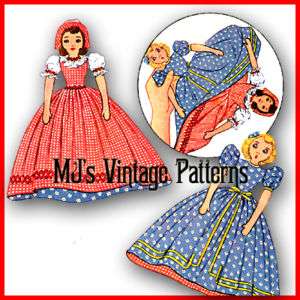Vintage Cloth Doll Pattern + BONUS Upside Down Doll  