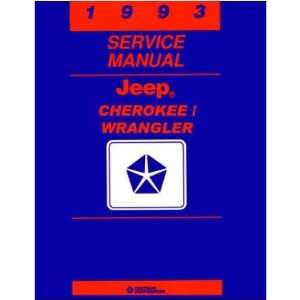  1993 JEEP CHEROKEE WRANGLER Shop Service Manual Book Automotive
