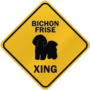    ONLY  BICHON FRISE XING  CROSSING SIGN DOG: Home Improvement