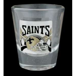  New Orleans Saints Round NFL Shot Glass