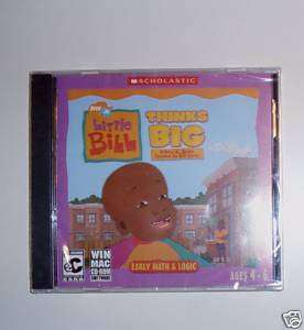 CHILDRENS SOFTWARE,LITTLE BILL THINKS BIG,PC CD ROM 078073565306 