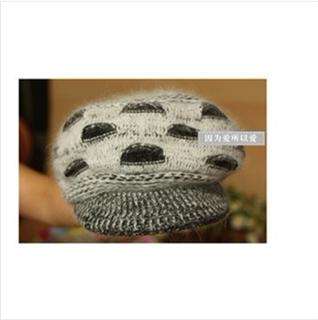 1pcs Grey New Korean Women Cotton Winter Fall Spring Knitted Hat Cap 