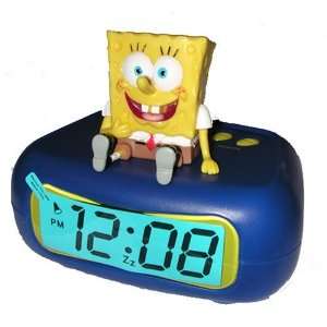    Nickelodeon Spongebob Squarepants LED Alarm Clock: Toys & Games
