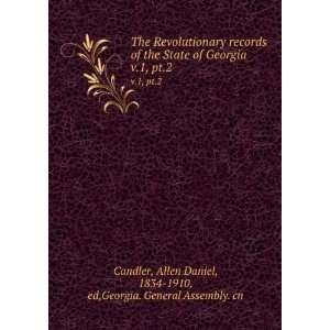   pt.2 Allen Daniel, 1834 1910, ed,Georgia. General Assembly. cn