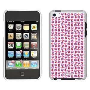 Kiss My Lips Pink and Purple on iPod Touch 4 Gumdrop Air Shell Case