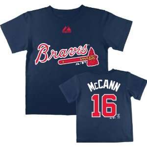  Brian McCann Atlanta Braves Toddler Navy Name and Number T 