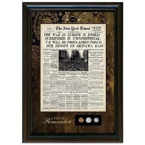  New York Times Year To Remember Framed Coin Collection 