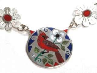 Nancy & Ruddell Laconsello Beautiful Cardinal Necklace  