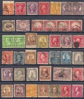 US valuable stamps collection from 19th century strip4  