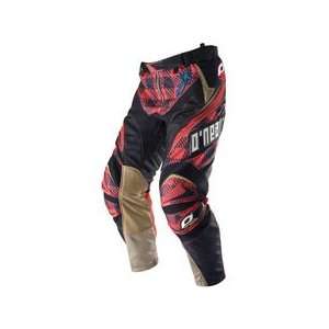   2010 Hardwear Plaid Off Road Pants BLACK/RED 28: Sports & Outdoors