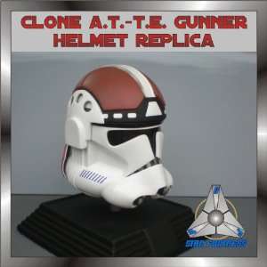   Trooper A.T. T.E. Gunner Helmet Display Prop for Star Wars Collectors