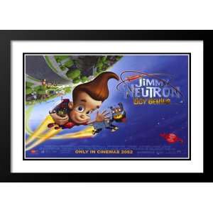 Jimmy Neutron Boy Genius 32x45 Framed and Double Matted Movie Poster 