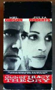 Conspiracy Theory   VHS 1997, Mel Gibson Julia Roberts  