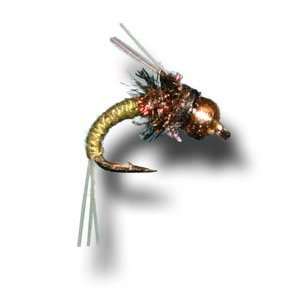  BH WD40   Olive Fly Fishing Fly