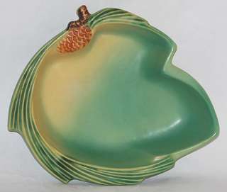 Roseville Pottery Pine Cone Ash Tray 497  