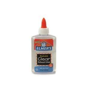 School Glue, Washable, 5 oz., Clear   Sold as 1 EA   Clear School Glue 