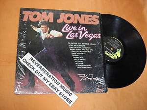 TOM JONES Live In Las Vegas 1969 US Parrot LP in shrink  