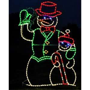  Holiday Lighting Specialists Animated Waving Snowman LED 