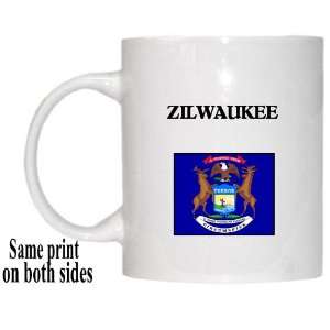  US State Flag   ZILWAUKEE, Michigan (MI) Mug Everything 