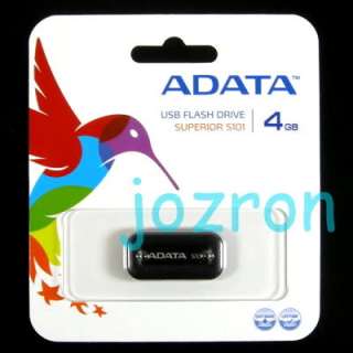 ADATA S101 4GB 4G USB Flash Pen Drive Memory Disk Black  