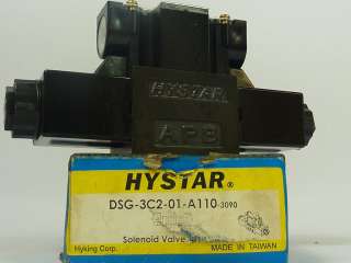 Hystar Directional Solenoid Valve DSG 3C2 01 A110  NEW  