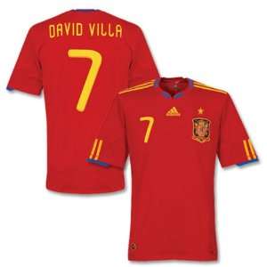   Adidas Adult/Youth Spain David Villa jersey
