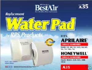 BestAir A35 Furnace Humidifier Water Pad (2 Filters)  
