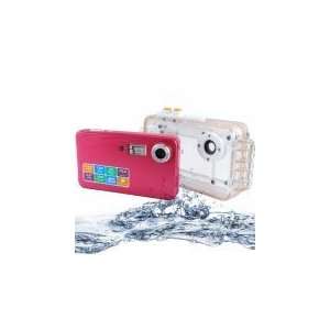  Waterproof 5MP Digital Camera (Red) 