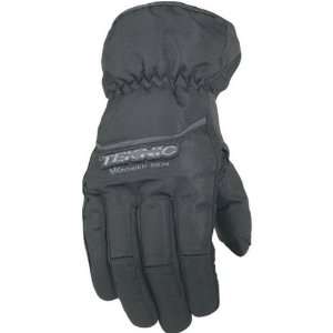 Teknic Metro Mens Waterproof On Road Motorcycle Gloves   Color Black 