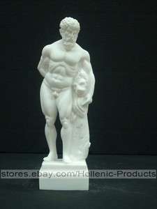 Handmade Hercules Ancient Greek Hero Marblecast Statue Mythology 