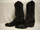 women s larry mahan s black reptile western cowboy boots