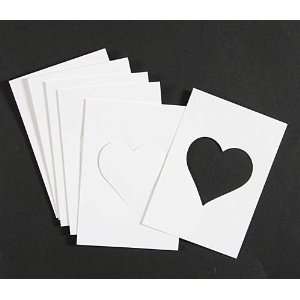  Heart Iris Folding Card Toppers 6 pk