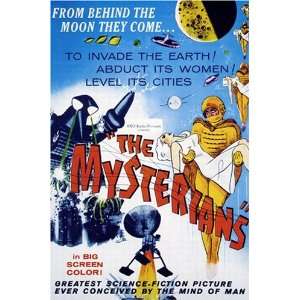  Movie Poster The Mysterians Vintage Science Fiction and Fantasy Sci 