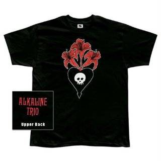 Alkaline Trio   Flower Skull T Shirt