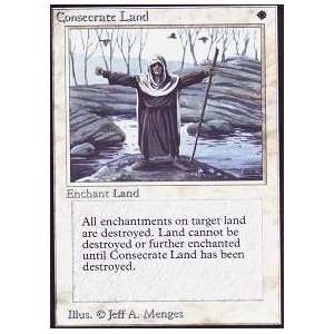  Magic the Gathering   Consecrate Land   Unlimited Toys & Games