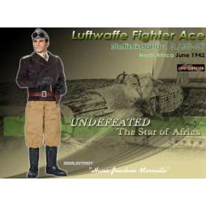   Marseille Luftwaffe Fighter Ace JG27 North Africa WWII Toys & Games
