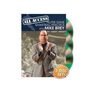  All Access Notre Dame Practice with Mike Brey (DVD 