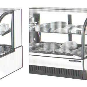  DISPLAY CASES   CURVED GLASS DISPLAY CASE   COLD DELI 