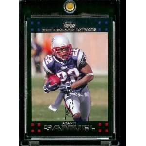   Asante Samuel   New England Patriots   NFL Trading Cards: Sports