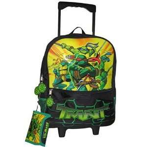  Ninja Turtles Rolling Backpack: Toys & Games