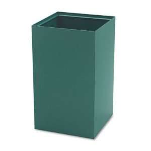  Recycling System Container, Steel, 25 Gallon, Green 