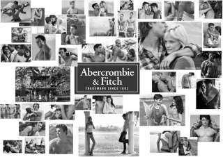 New Abercrombie Fitch A&F T Shirt TOP Graphic Mens NWT Authentic Navy 