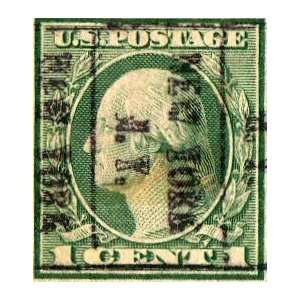    Vintage U.S.Postage Green 1 Cent George Washington 