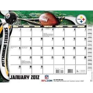  Turner Pittsburgh Steelers 2012 22x17 Desk Calendar 