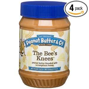 Peanut Butter & Co. The Bees Knees Peanut Butter, 16 Ounce Jar (Pack 